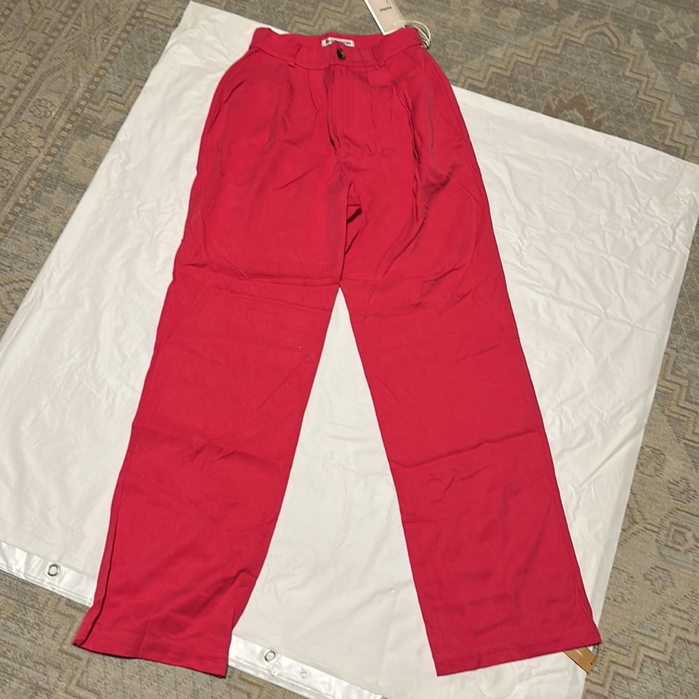 NWT REFORMATION WOMENS GORGEOUS PINK PANT SIZE OP